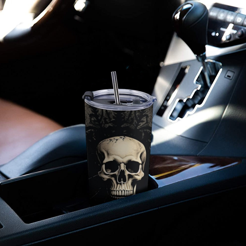 Skull And Goth Design 20 Oz Travel Mug