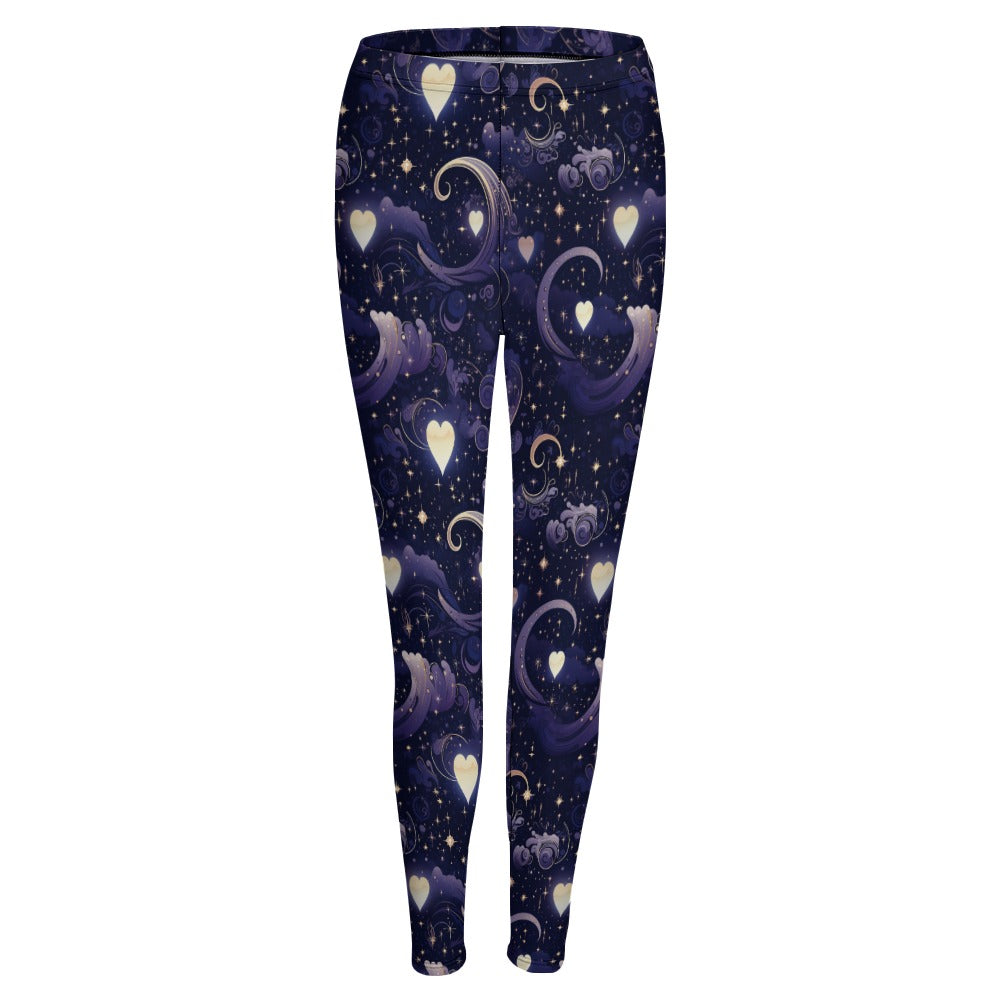 Moons And Heart Leggings