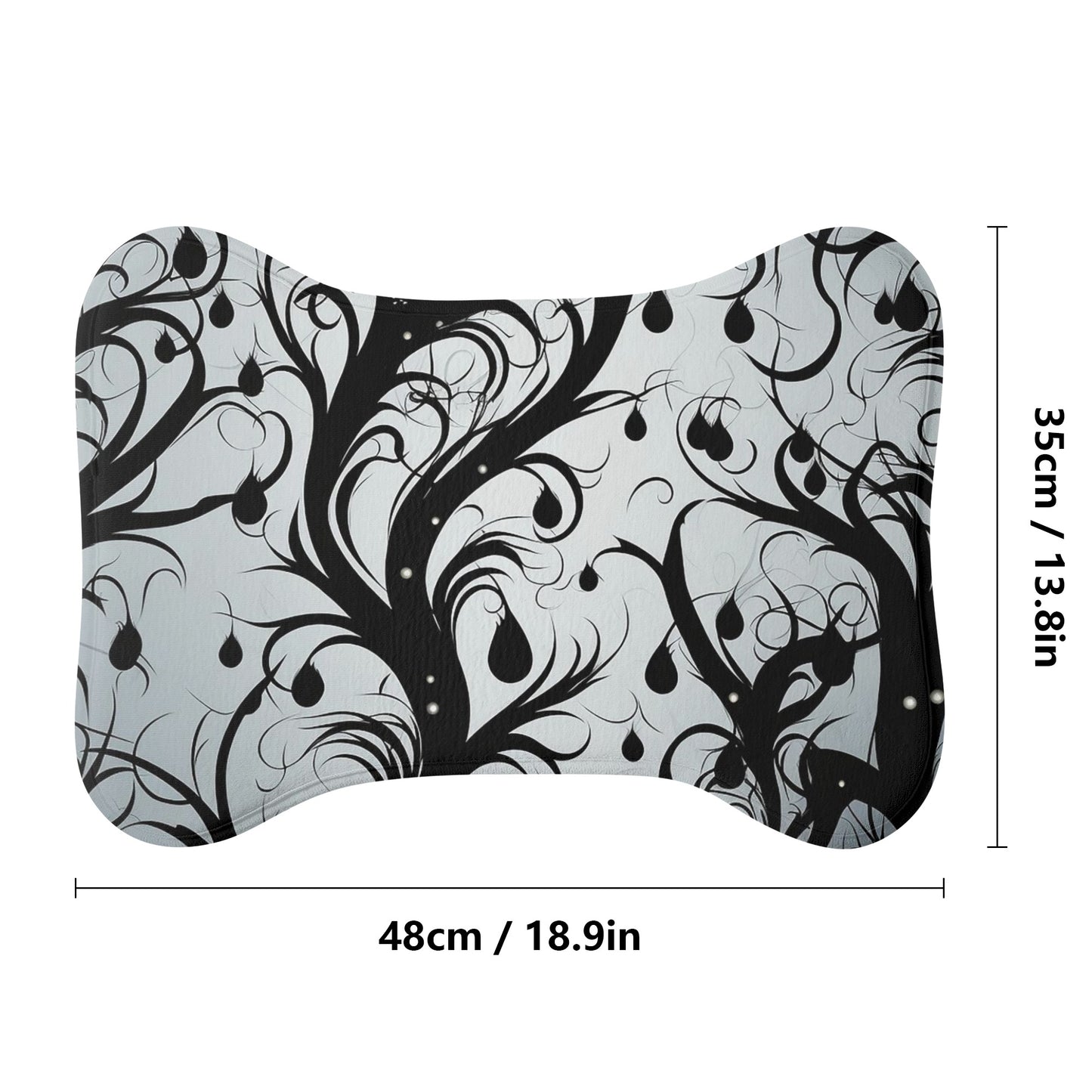 Vines Of Darkness Big Bones Pet Mat