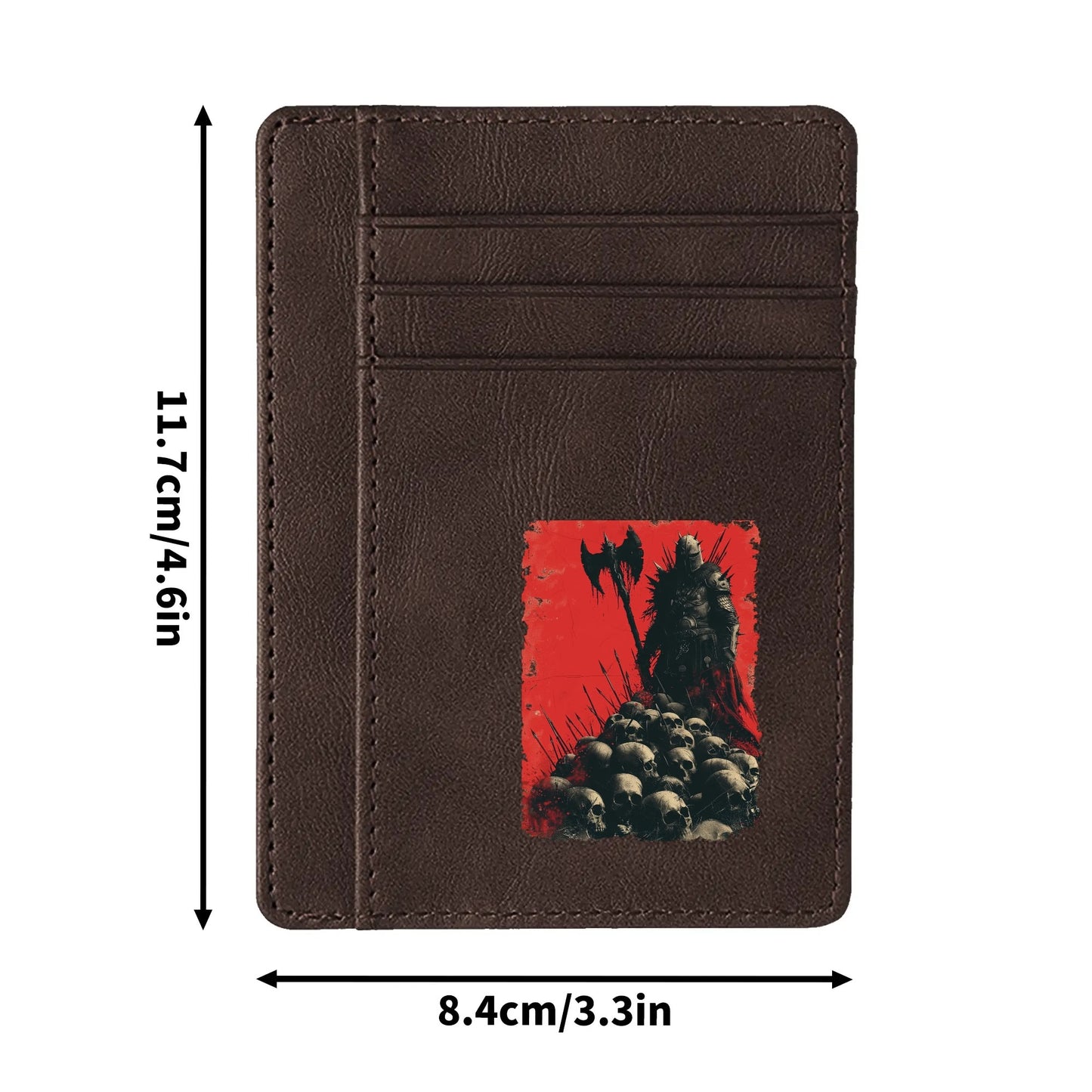 Skeleton Knight Minimalist Leather Wallets