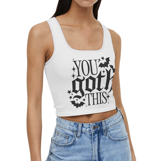 You Goth This Womens Crop Tank Top