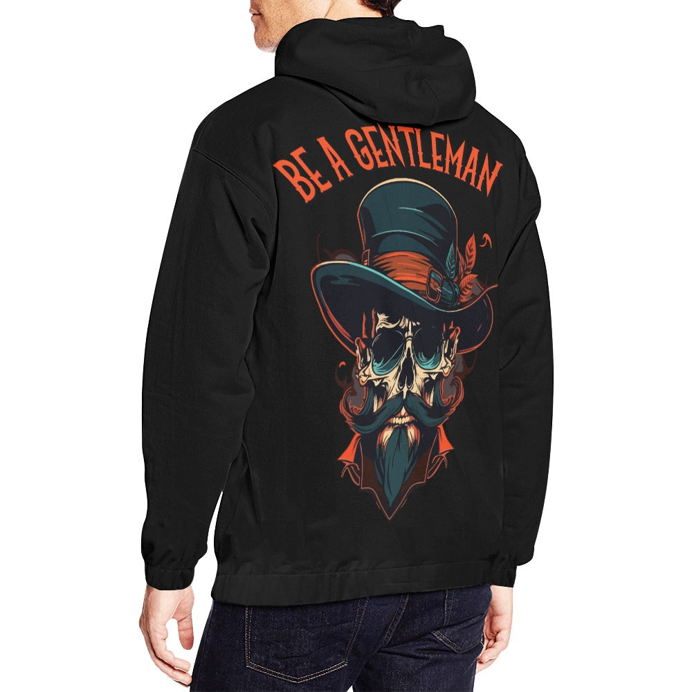 Be A Gentleman Skull Hoodie