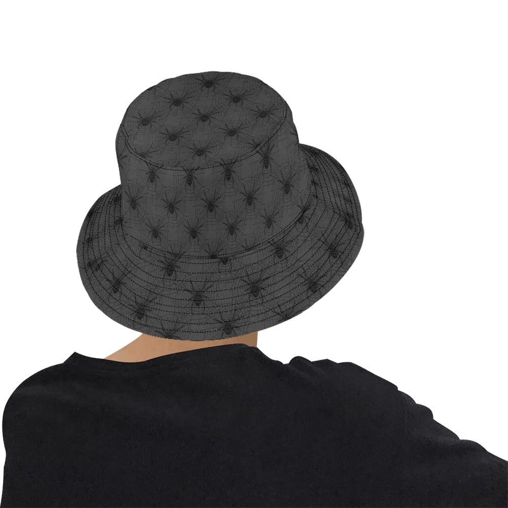 Black Spiders Bucket Hat