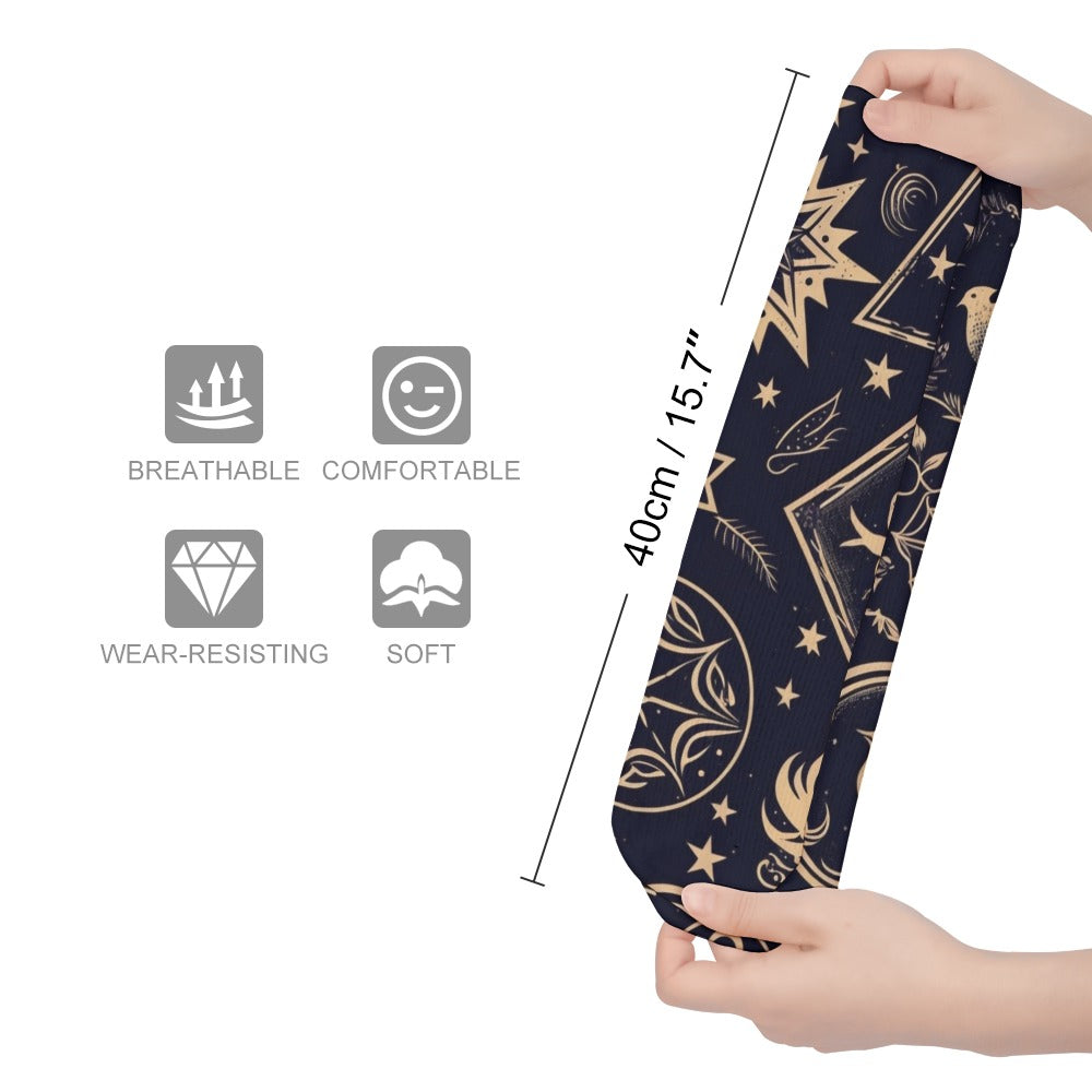 Magic Symbols Thick Stockings