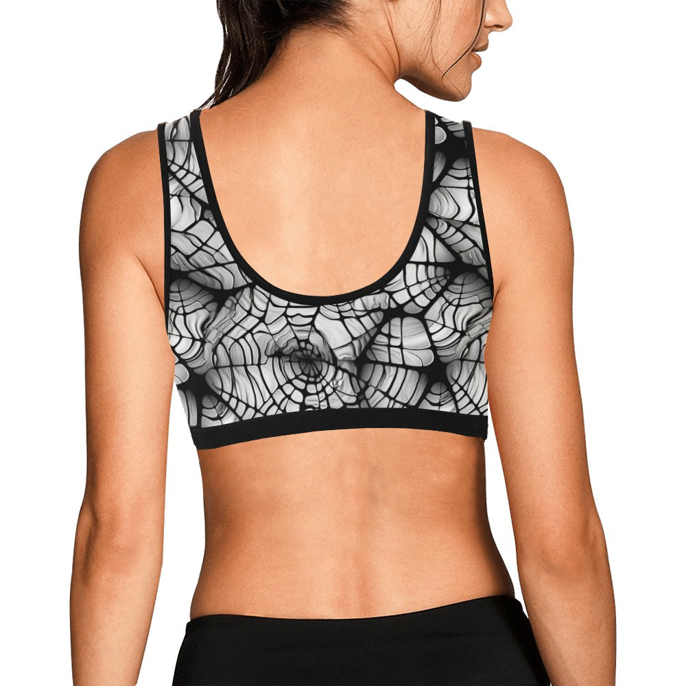 Spider Webs Sports Bra