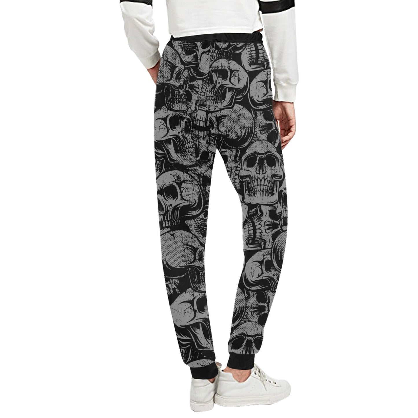 Silver Skull Casual Sweatpants
