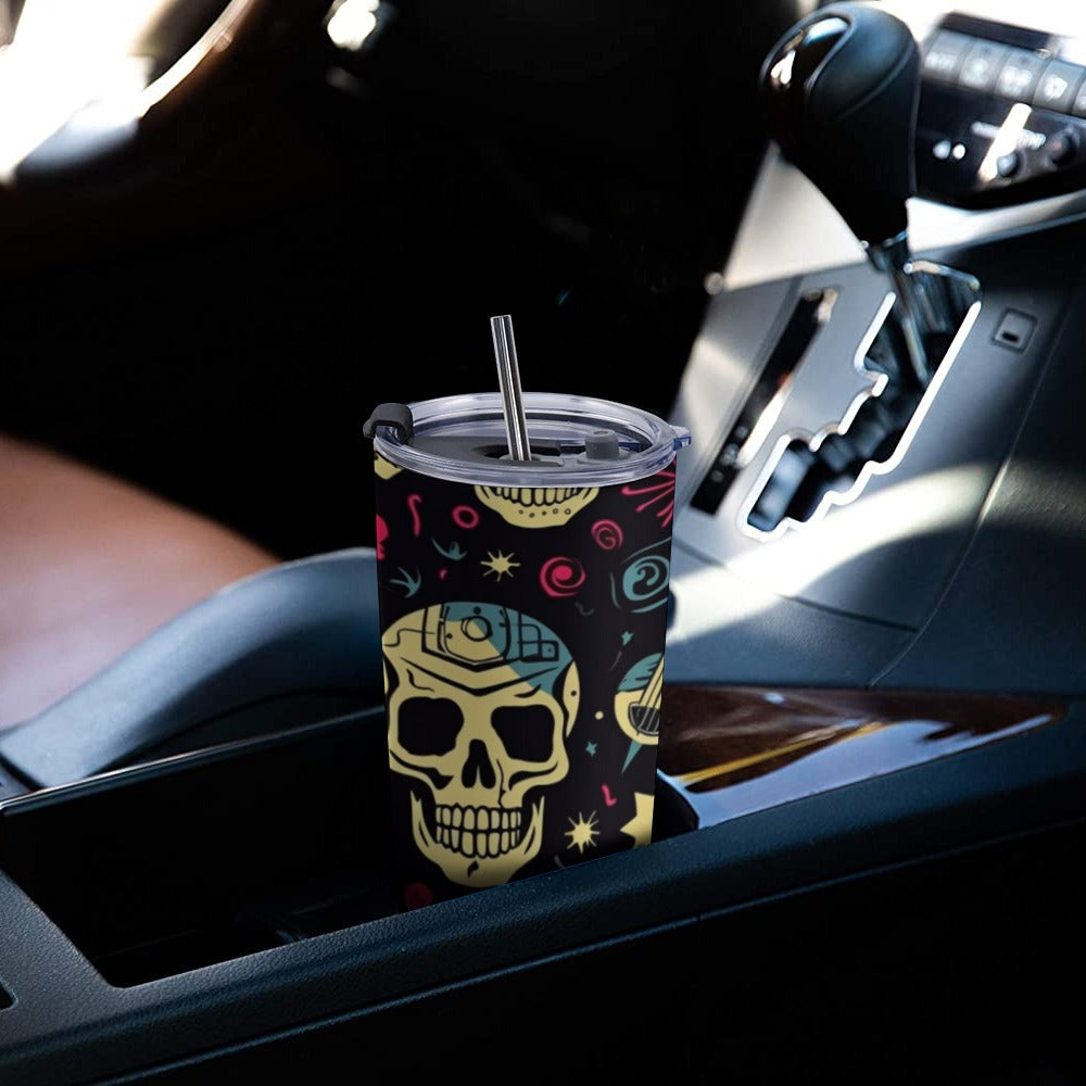 Rock And Skull 20 Oz Travel Mug