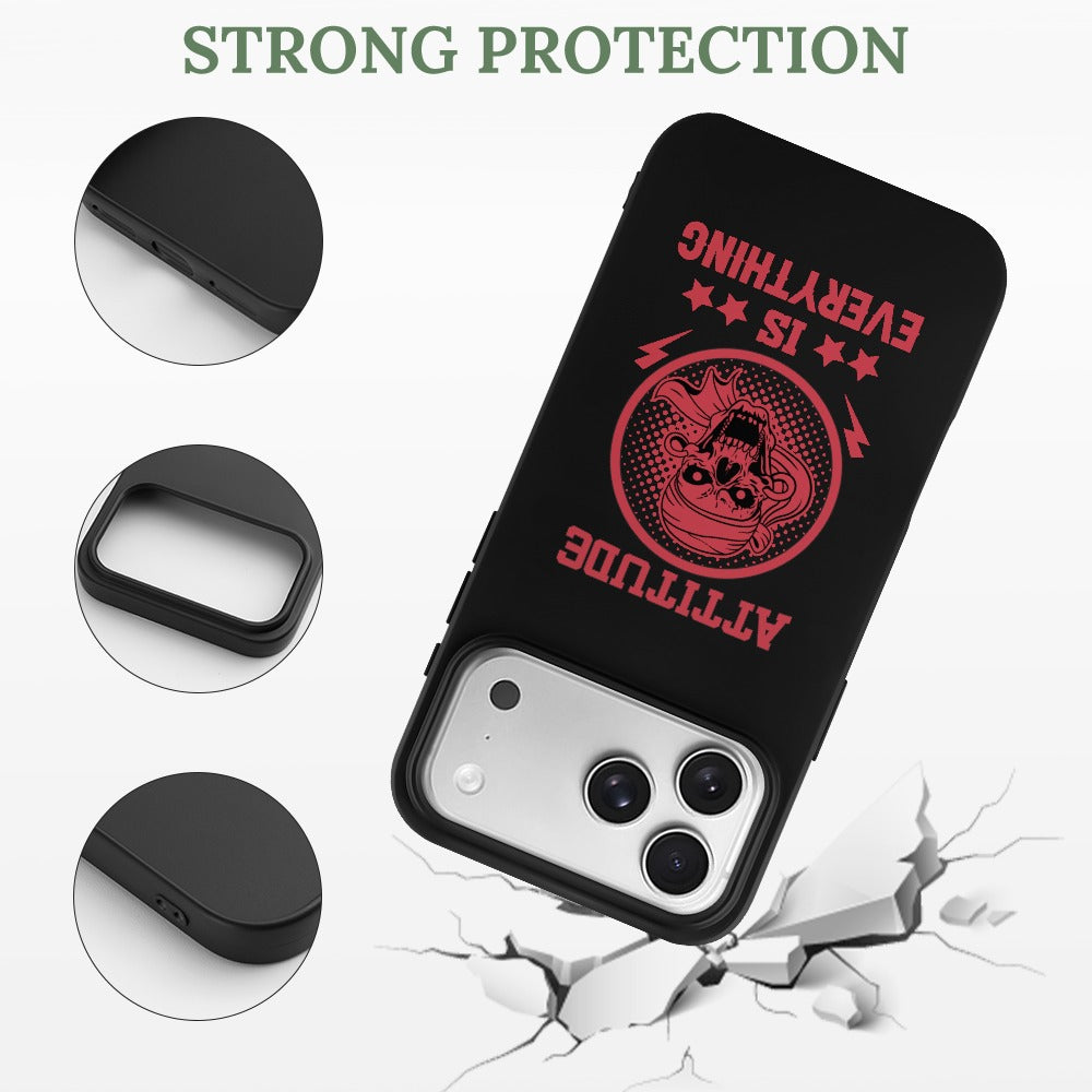 Attitude Is Everything Skull Apple iPhone 17 Series TPU Phone Case