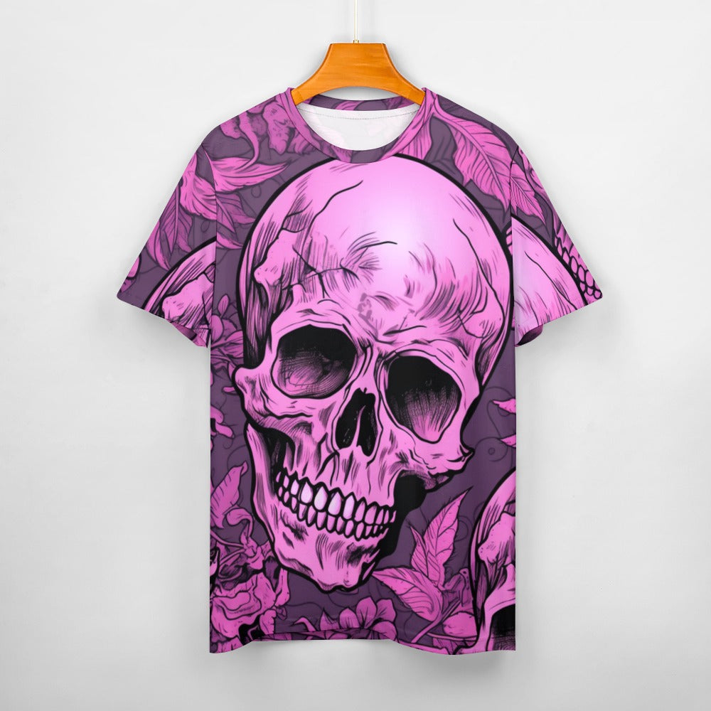 pink skull t shirt