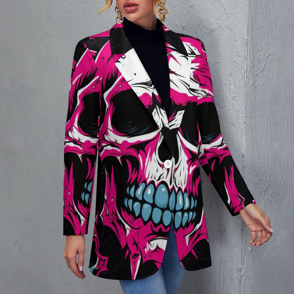 Punk Skull Casual Suit Jacket