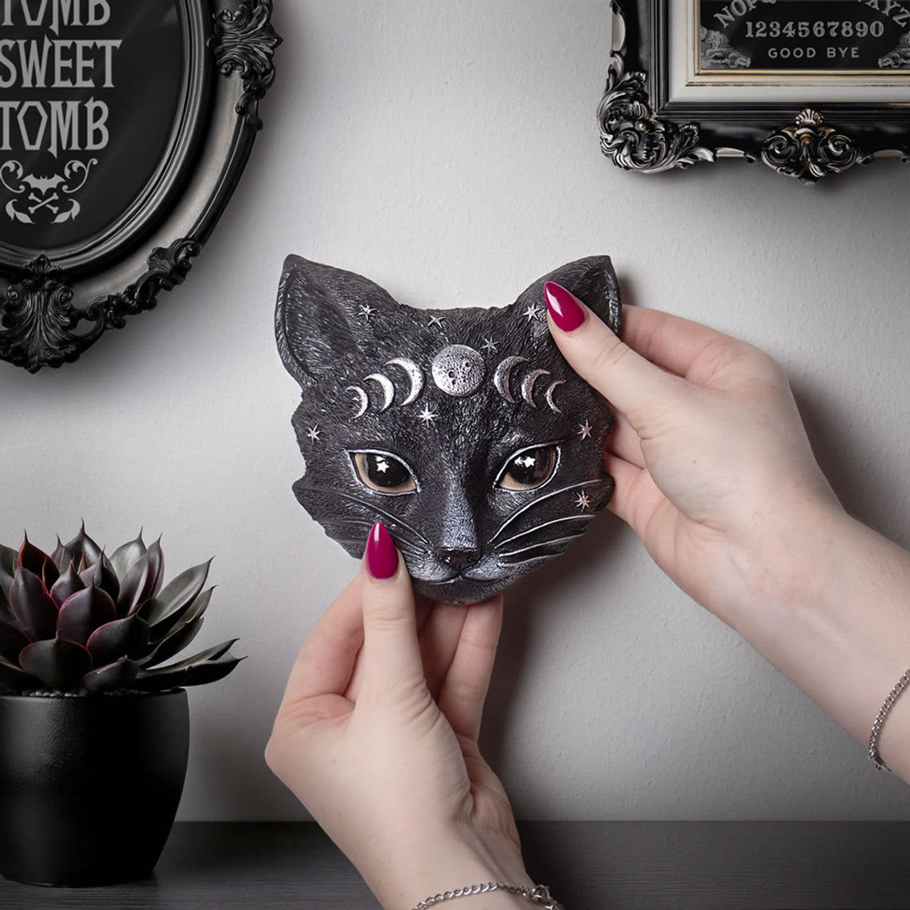 Black Moon Cat Ornament
