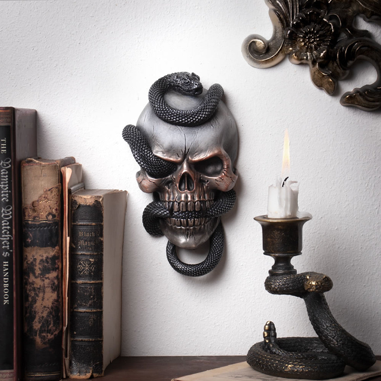 Skull And The Serpent Ornament