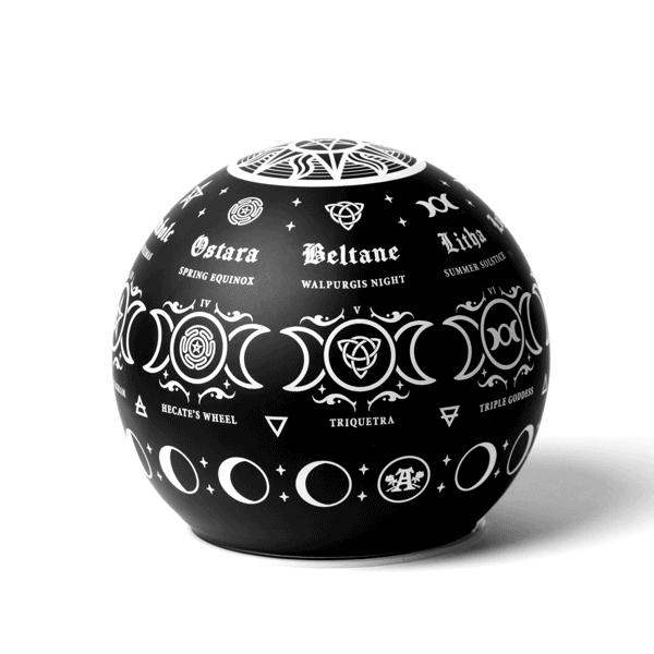 The Pagan Calendar Globe Lamp