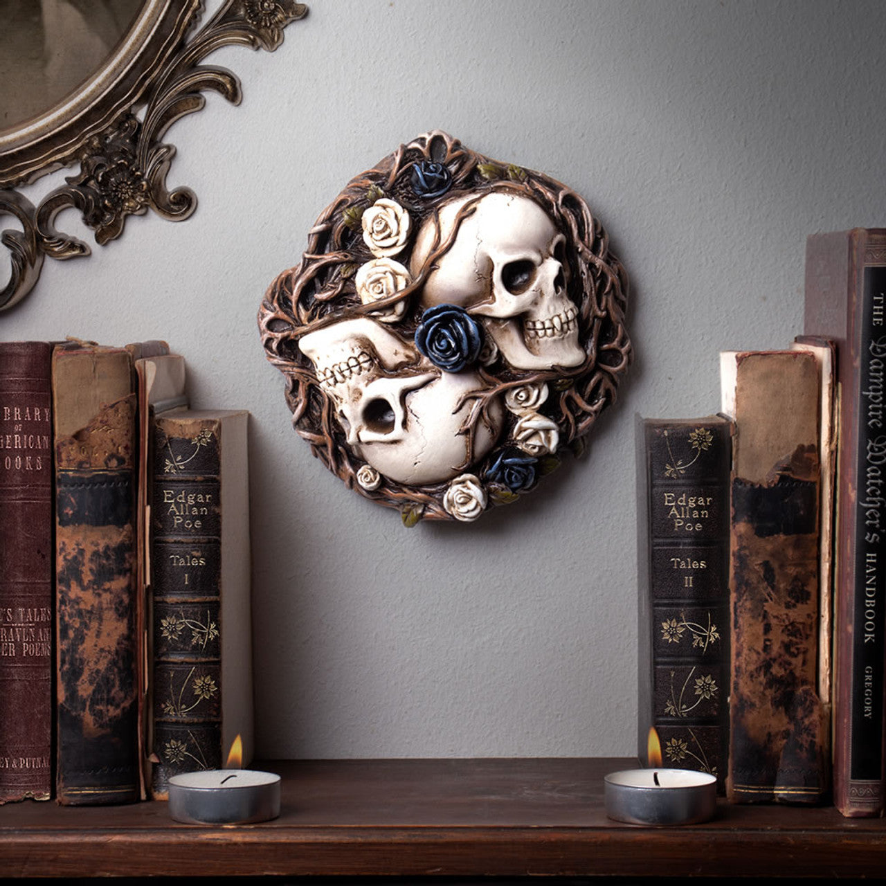 Twin Skulls Ornament