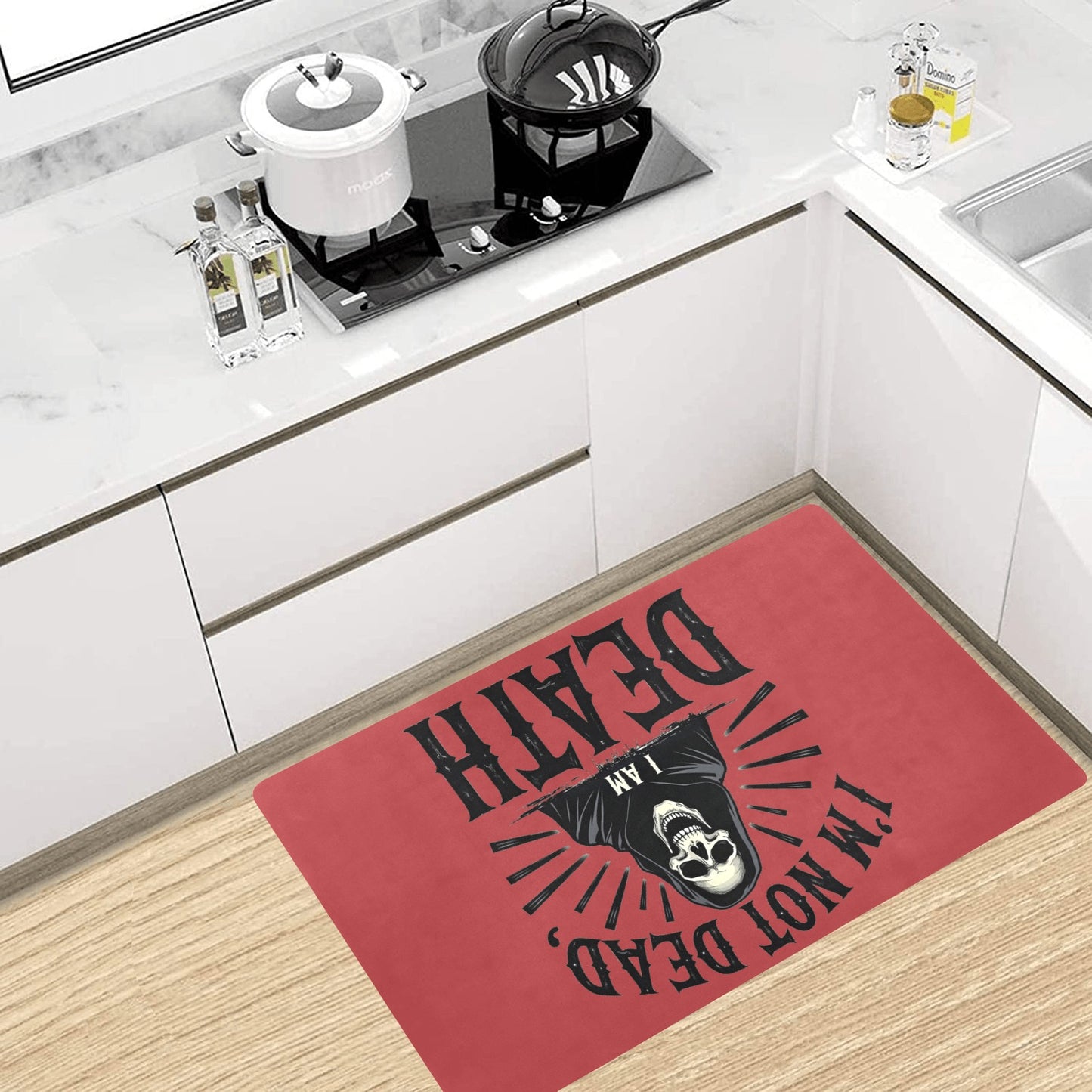 I'm Not Dead Grim Reaper Kitchen Mat 32"x20"