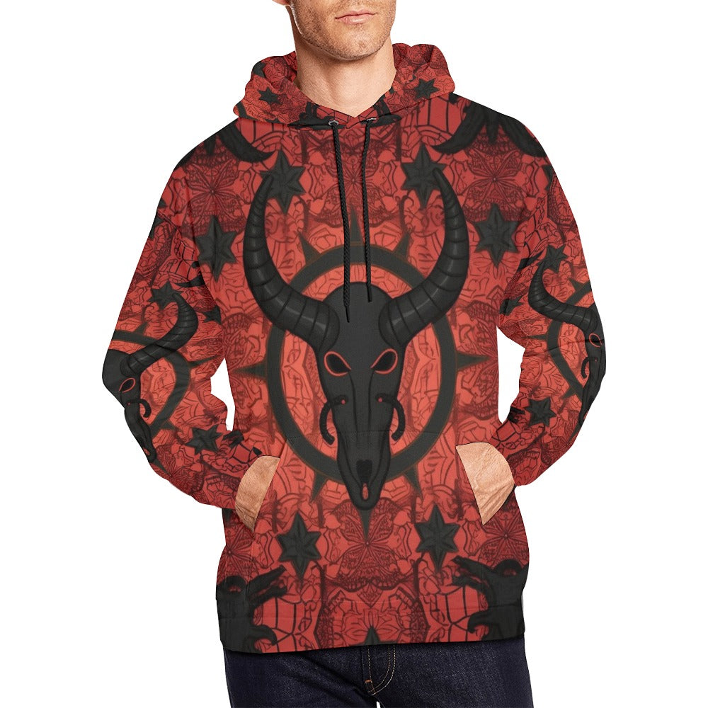 Baphomet Red Hoodie
