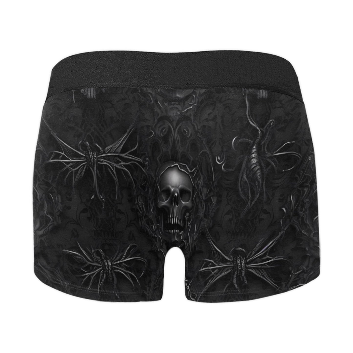 Gothic Skull Pattern Boxer Briefs