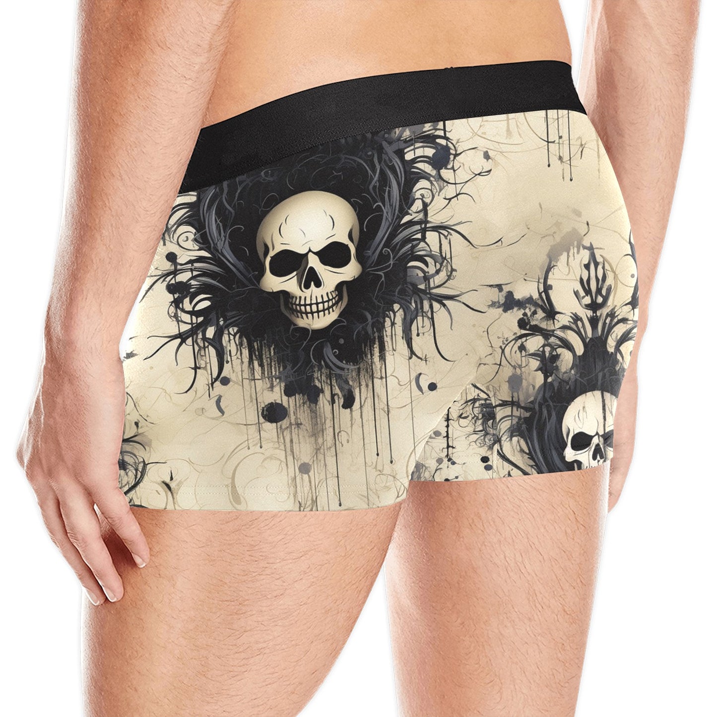 Gothic Skulls Boxer Briefs