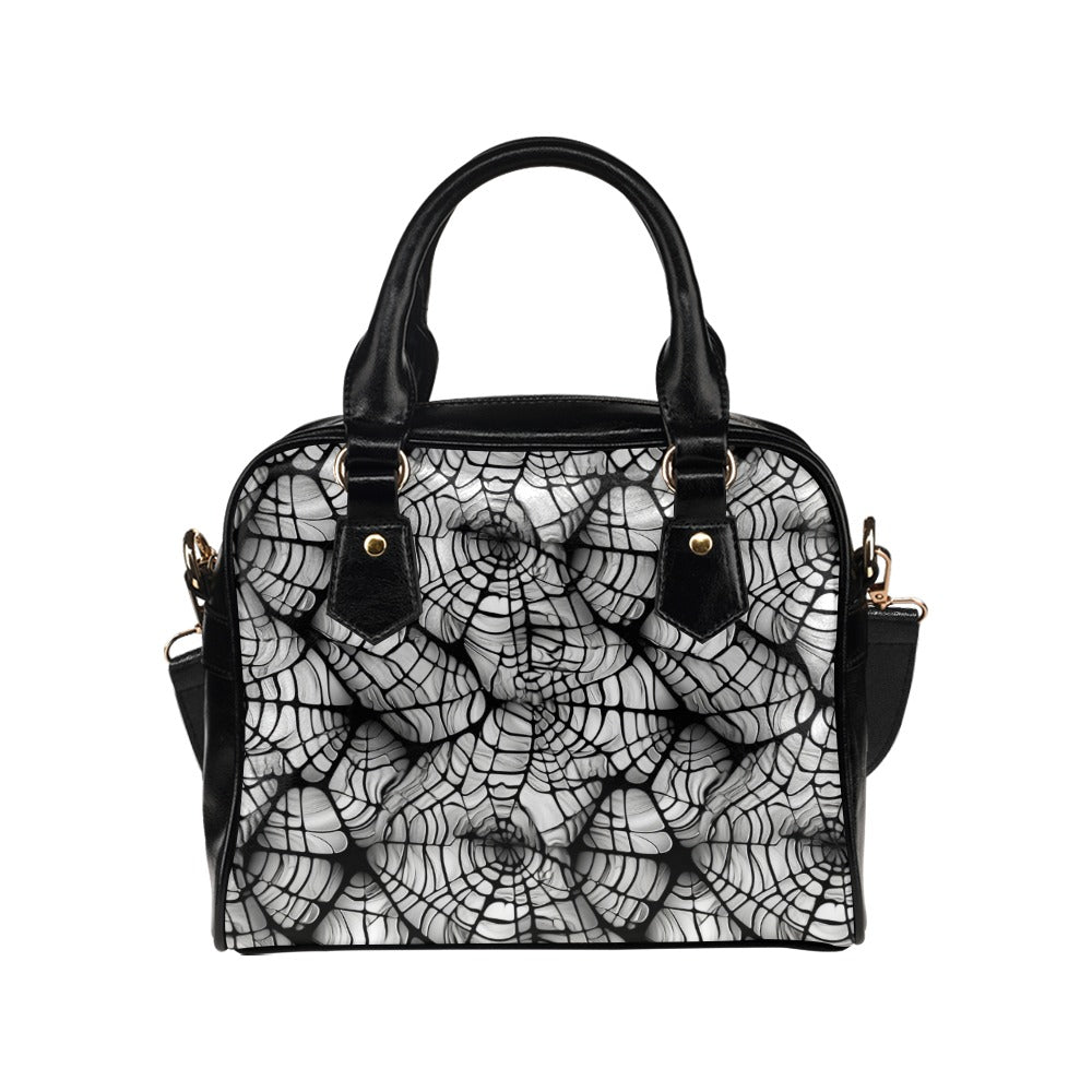 Spider Web Shoulder Handbag