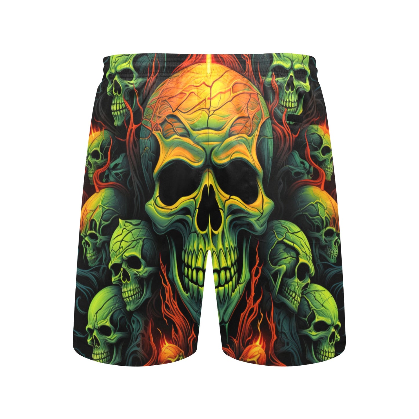 Poisonous Skulls Beach Shorts