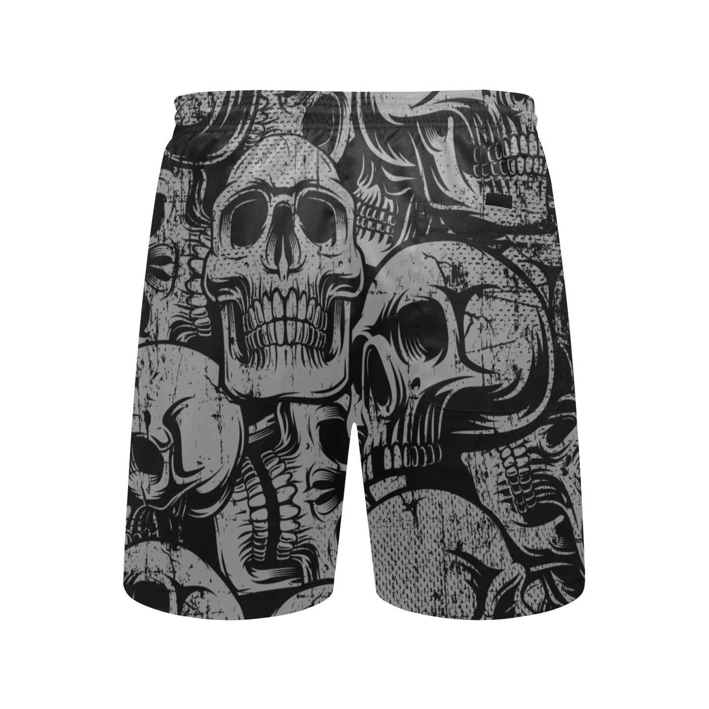 Silver Skulls Beach Shorts