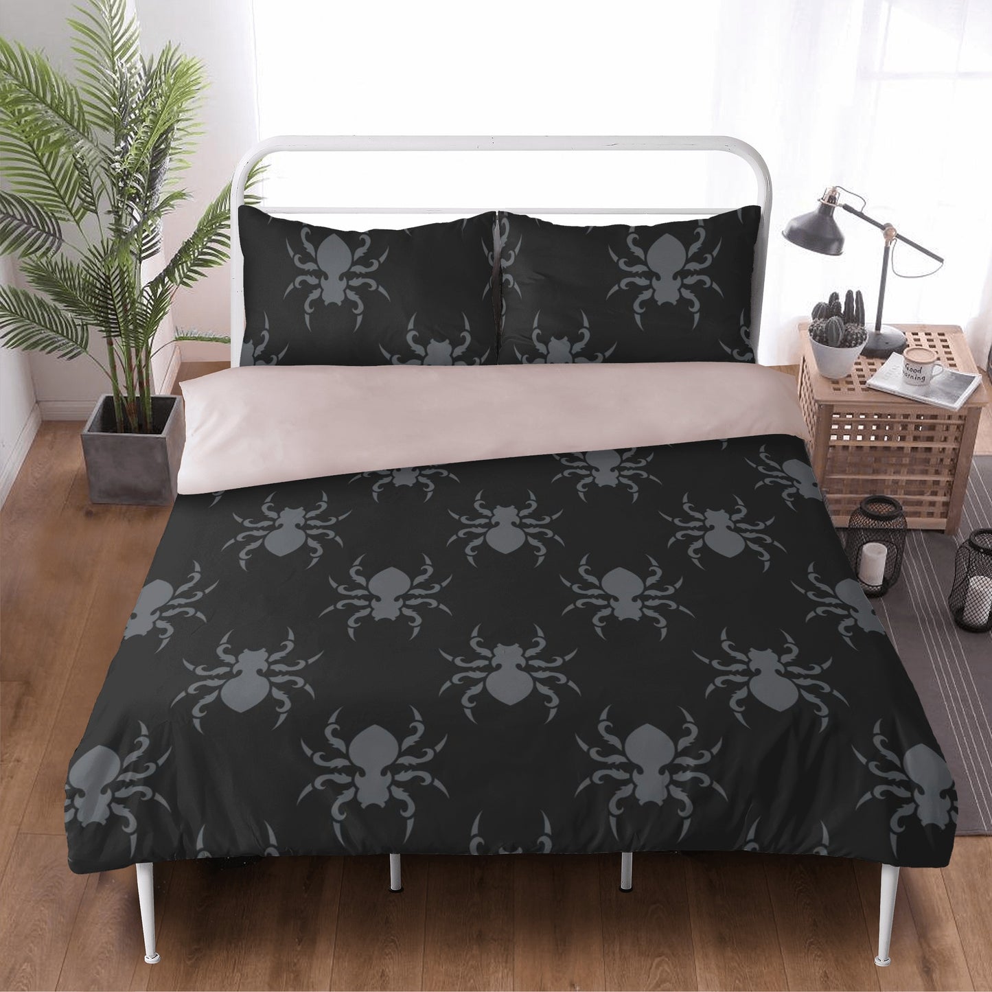 Goth Spider 3 Pcs Beddings