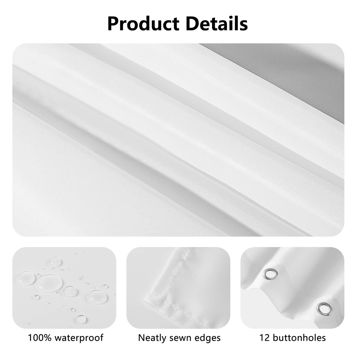 Silver Skulls Shower Curtain