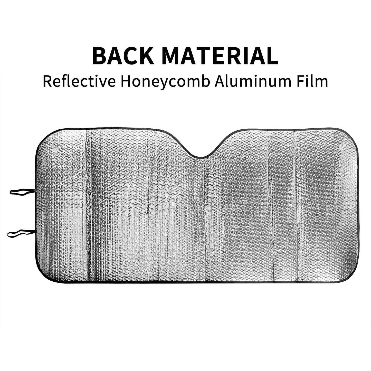 Silver Skulls Windshield Sun Shade