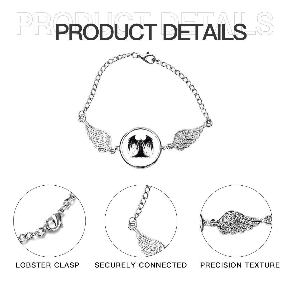 Angel Of Death Angel Wing Bracelet