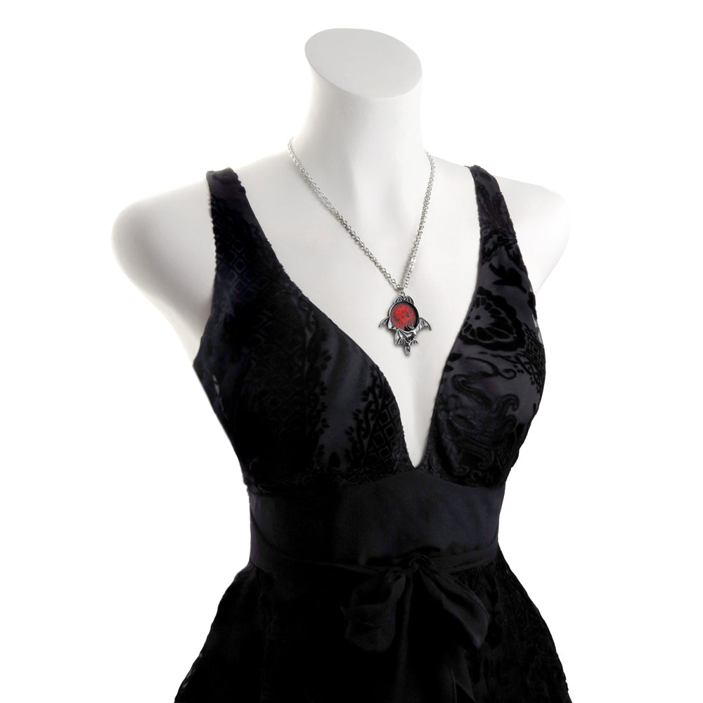 Blood Moon Pendant on mannequin