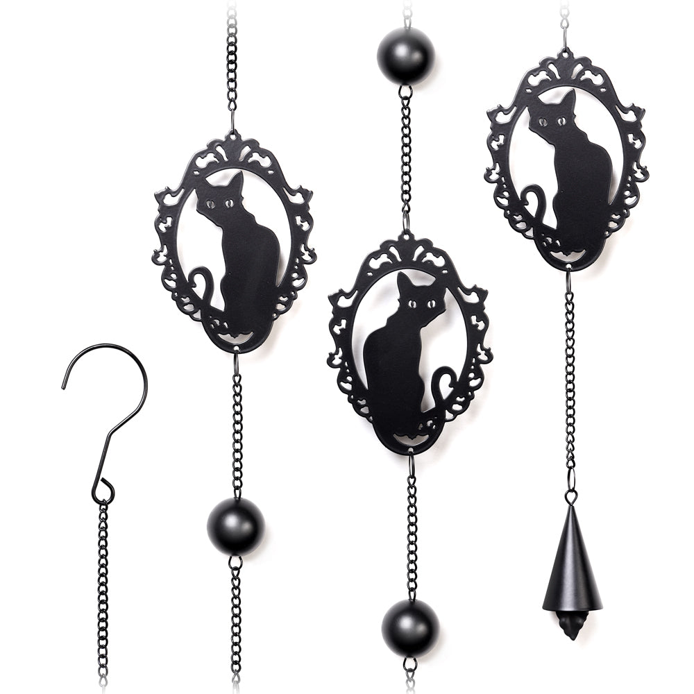 Cat Silhouette Hanging Decoration details