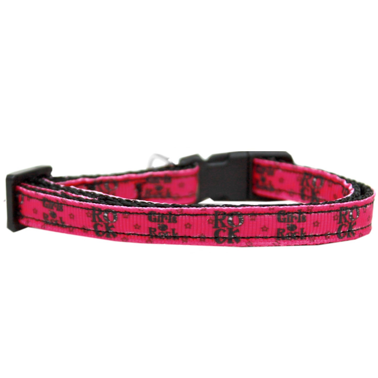 Girls Rock Nylon Dog Collar