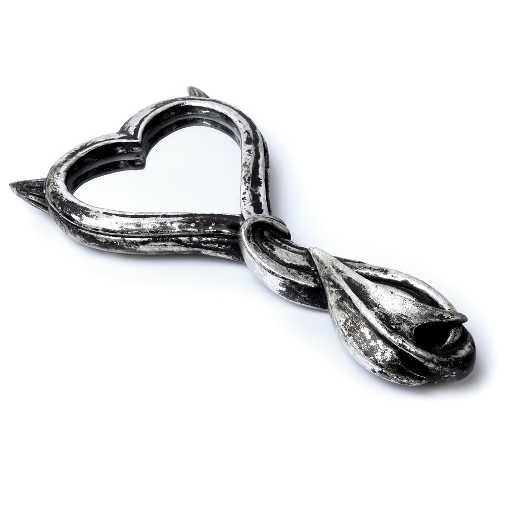 Silver Little Devil Hand Held Mirror