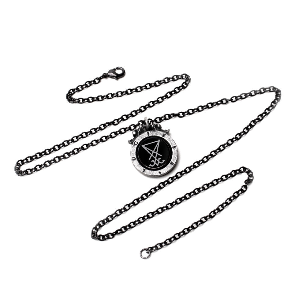 The Seal Of The Fallen Angel Pendant with the chain