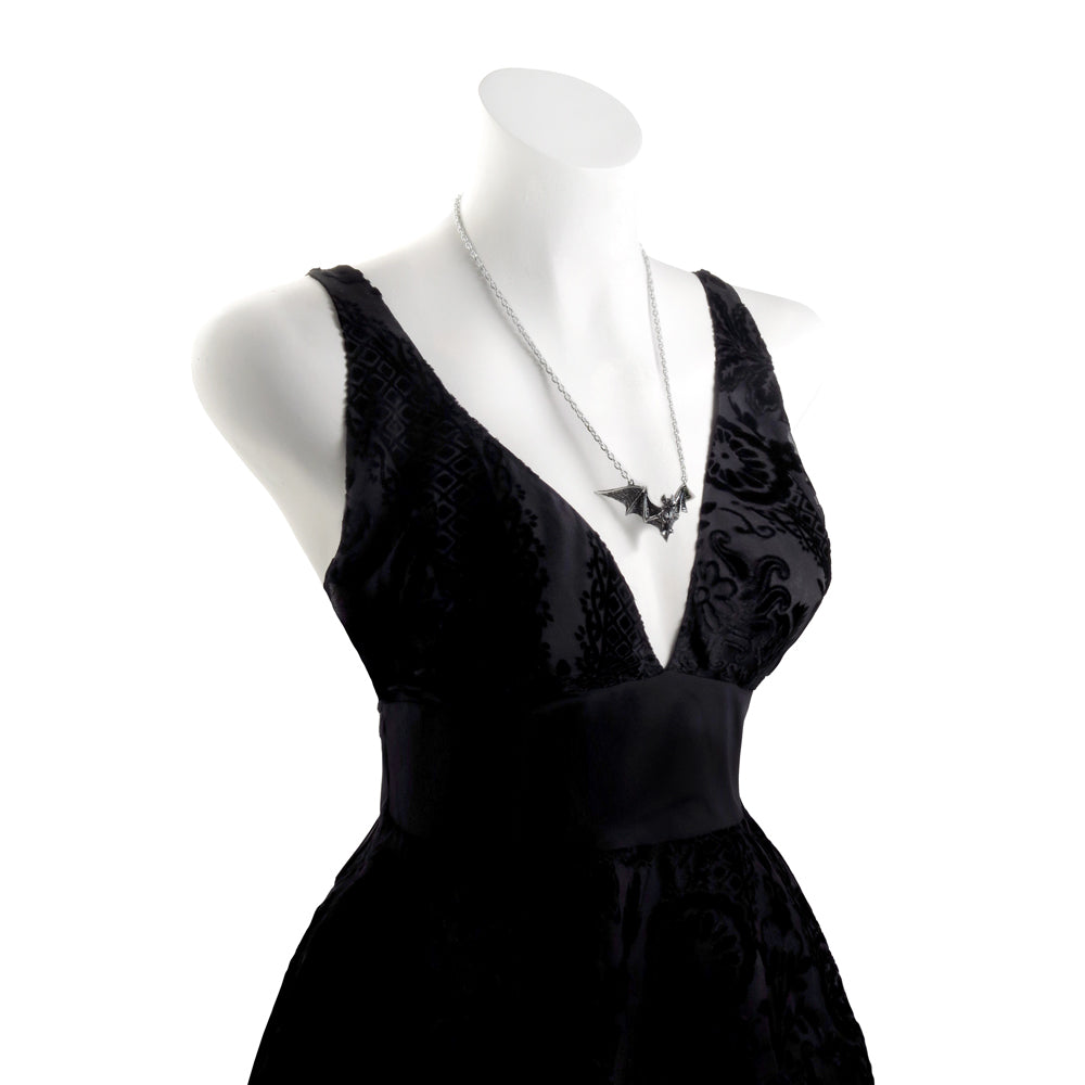 Vampire Bat Pendant on mannequin