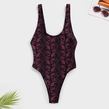 Purple Skulls One-piece Jumpsuit