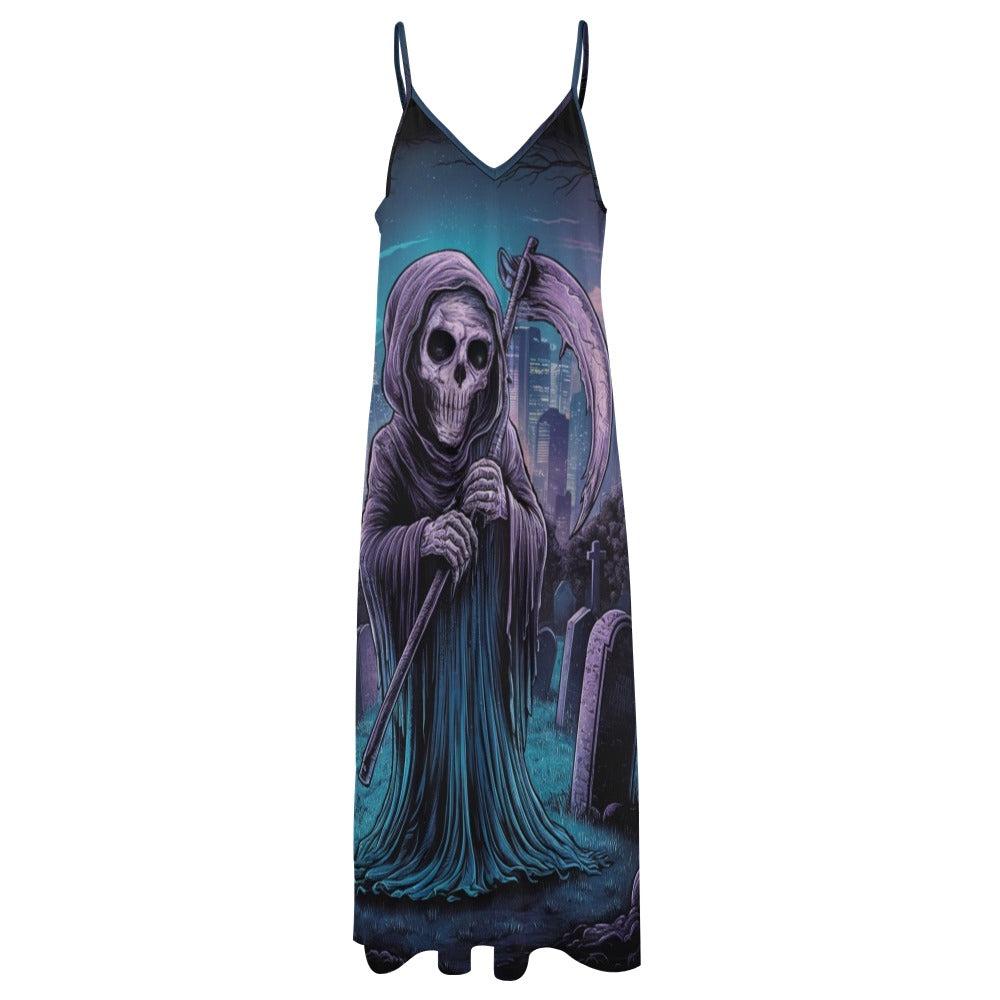 The Reaper Waits Sling Ankle Long Dress