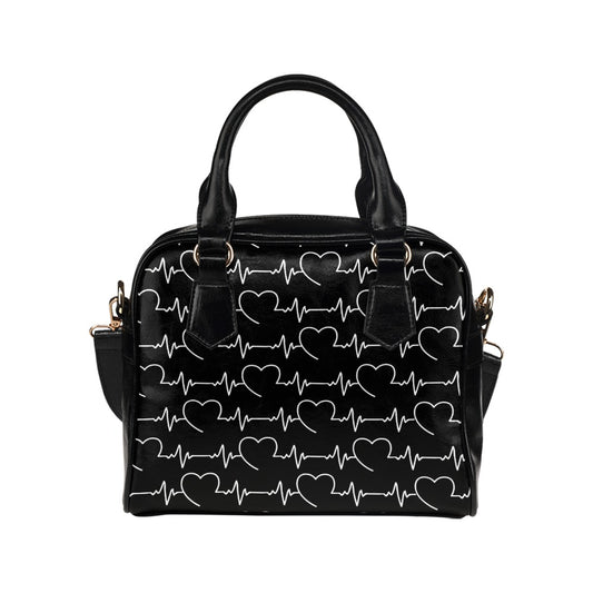 Heart Beat Shoulder Handbag