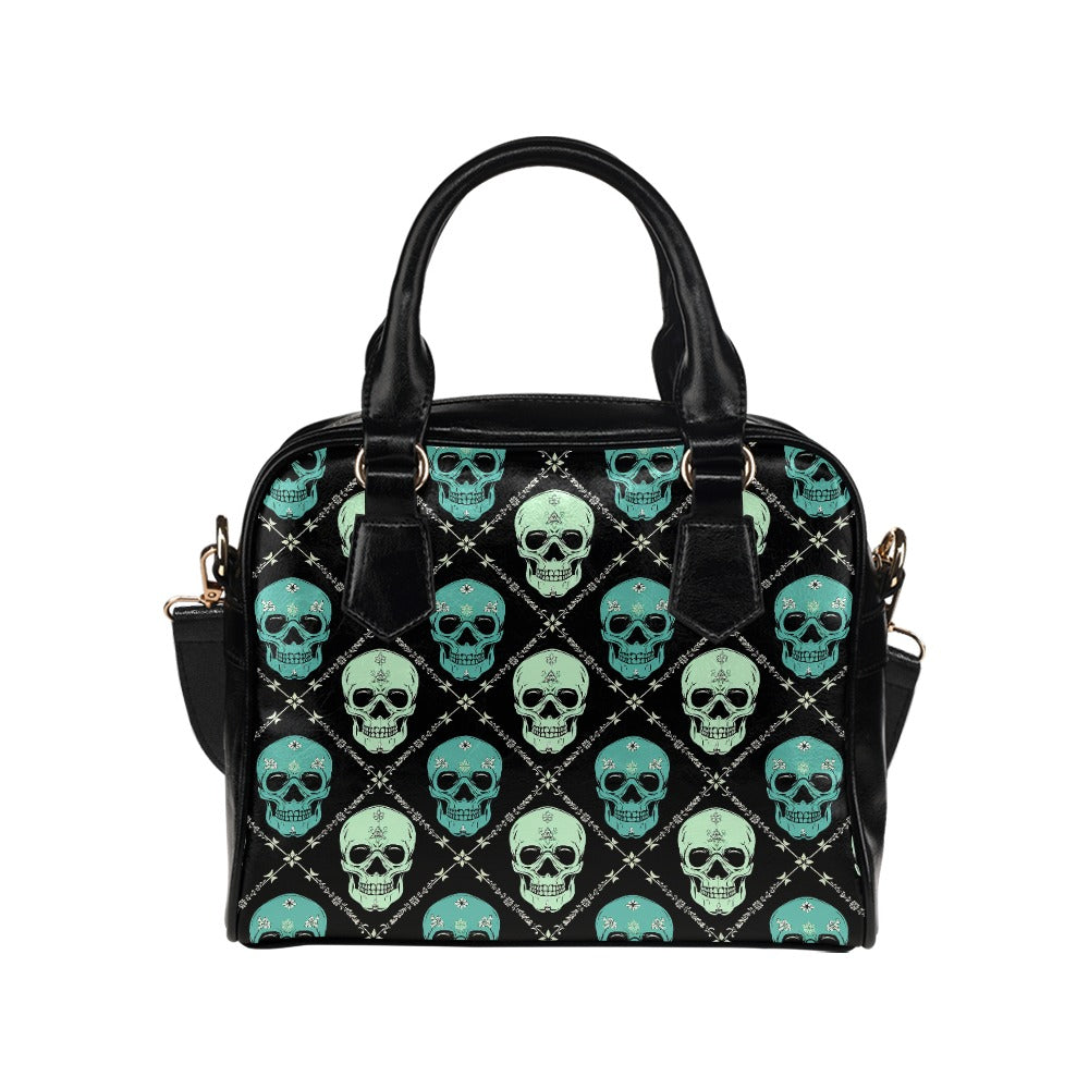 Skull Pattern Shoulder Handbag