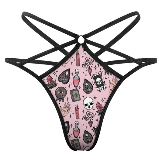 Goth Symbols T-back Thong