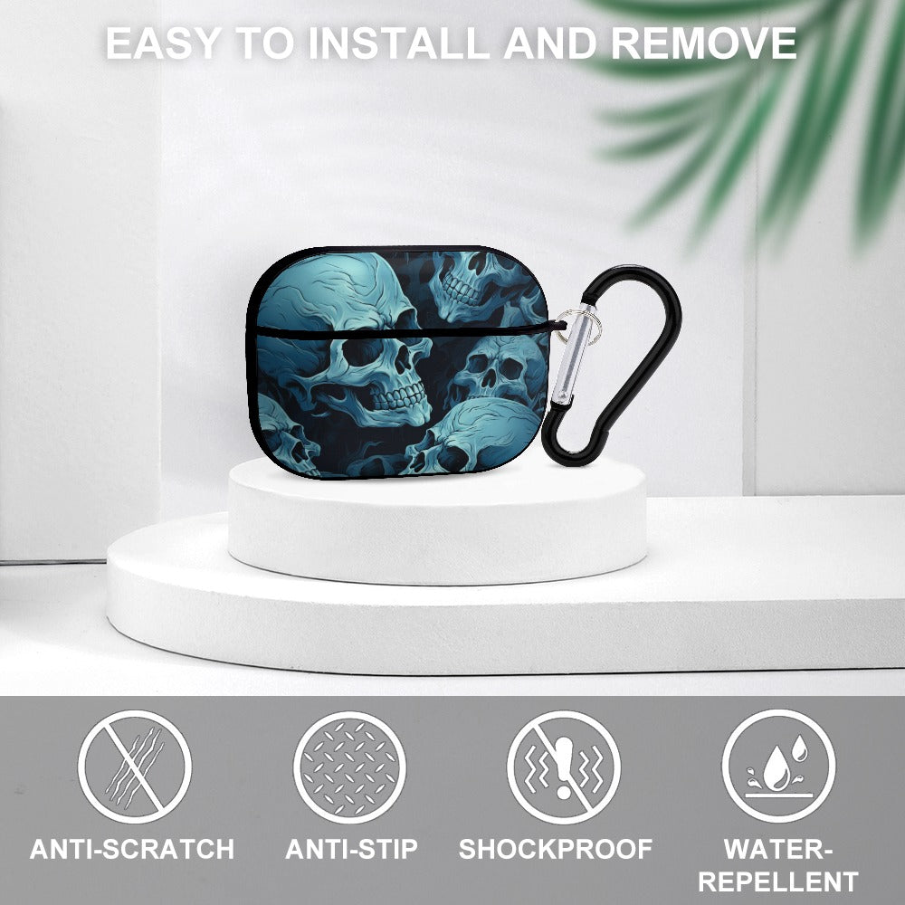 Blue Skull Apple AirPods Pro Headphone Cover