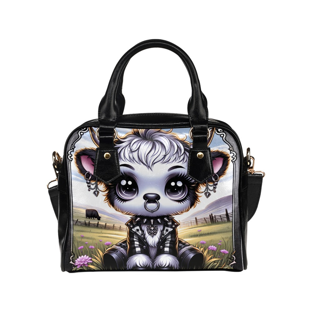 Gothic Cow Shoulder Handbag