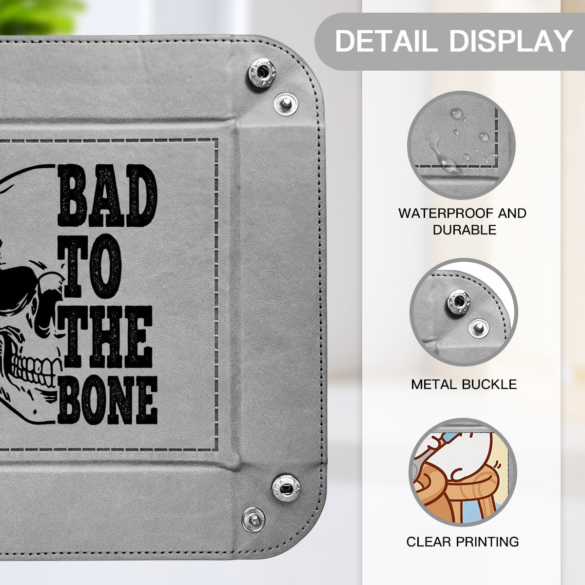 Bad To The Bone Jewelry Tray