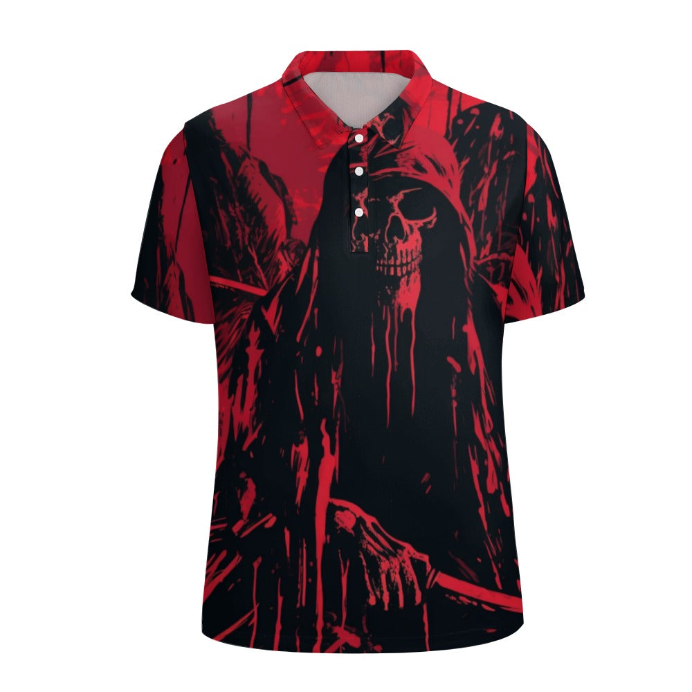 The Grim Reaper Awaits Polo Shirt