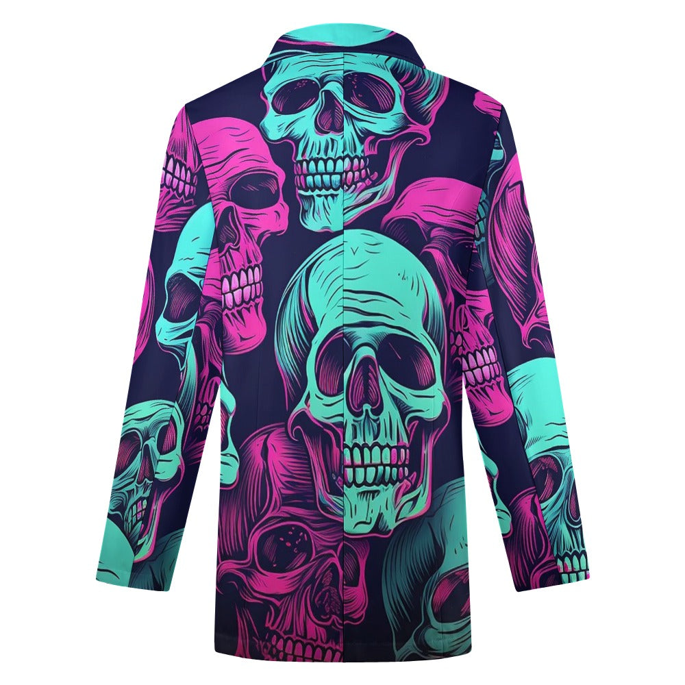 Neon Skulls Casual Suit Jacket