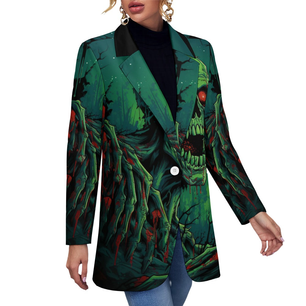 Rising Skeleton Zombies Casual Suit Jacket