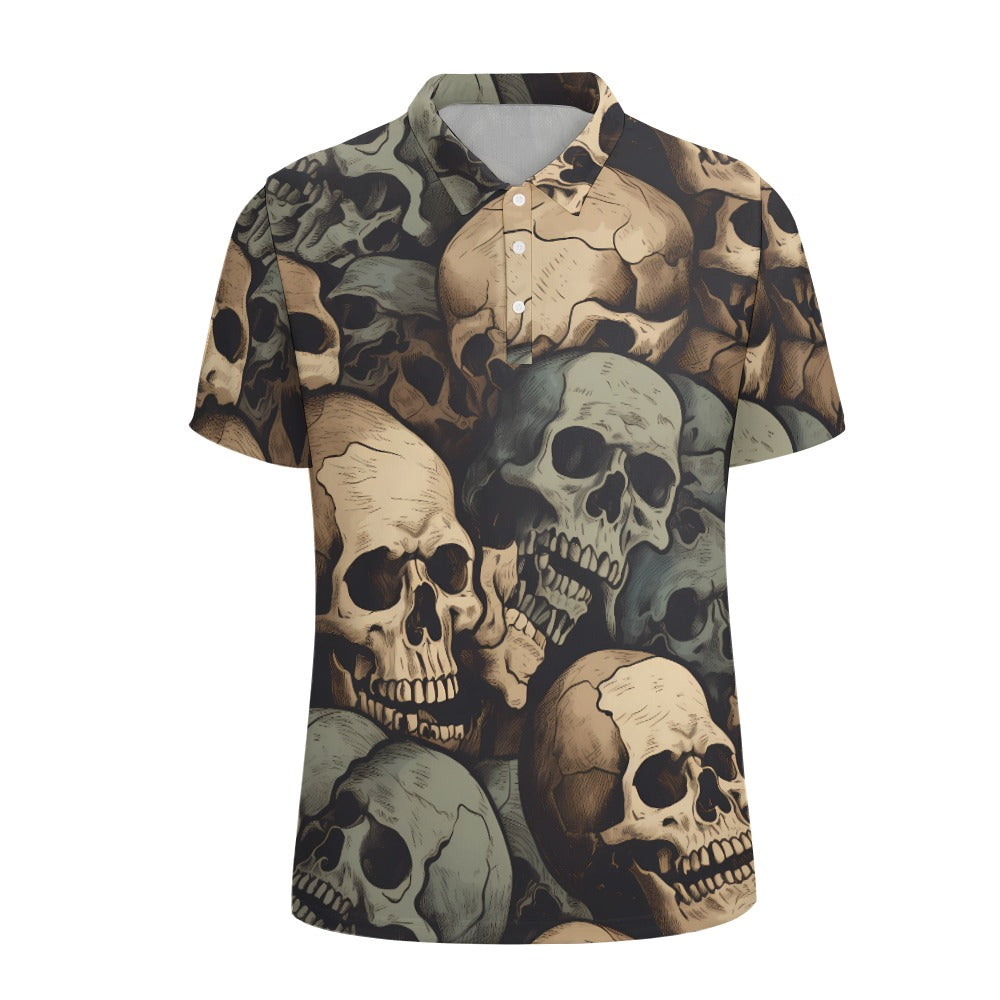 Skull Pile Polo Shirt