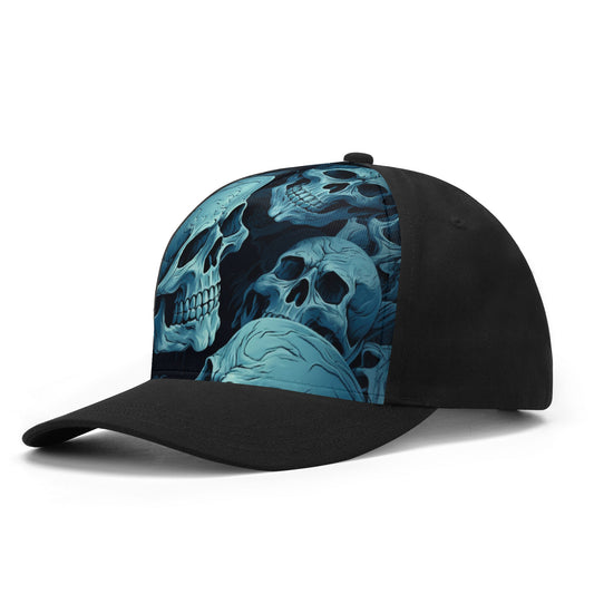 Blue Skull Casual Baseball Caps