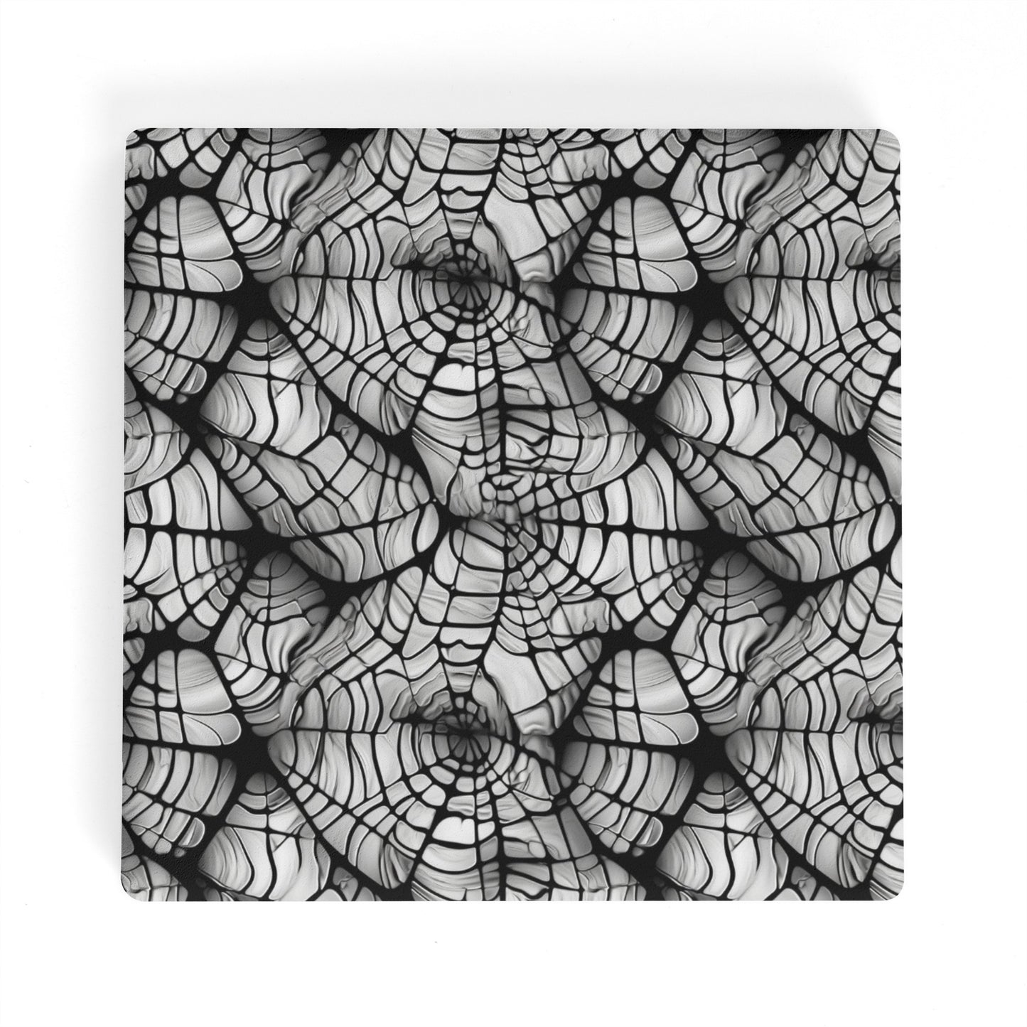 Spider Webs Square Ceramic Coasters (4 Pack)