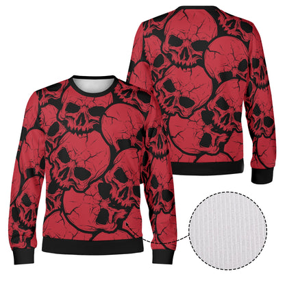 Red Skulls Sweatshirt